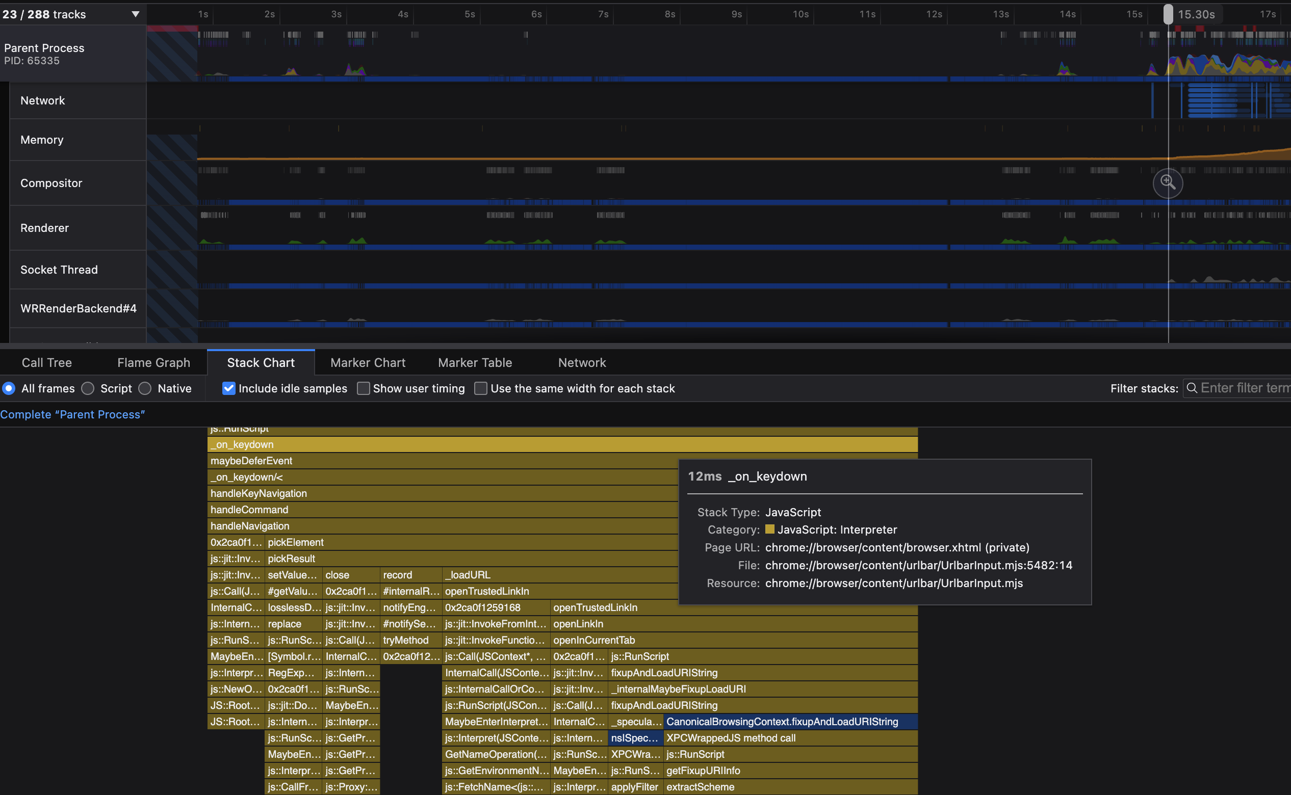 Firefox Profiler